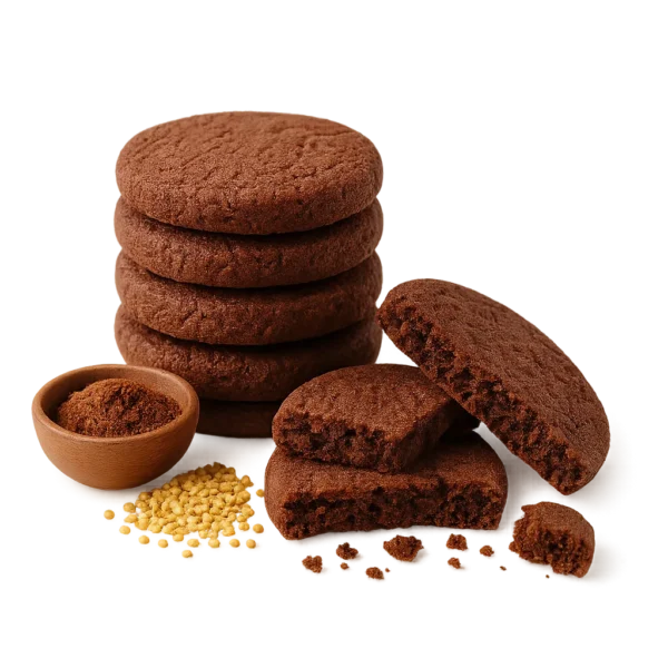 Chocolate Millet Cookies